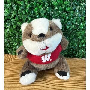 BUCKY BADGER Chelsea Teddy Bear SMALL Plush University of Wisconsin